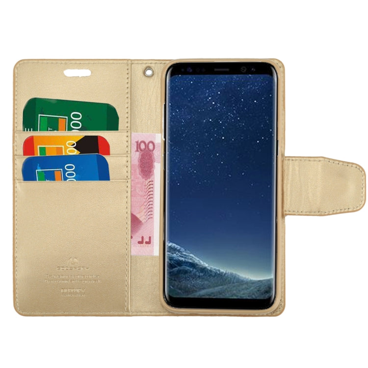 GOOSPERY SONATA DIARY Series for Galaxy S8 / G950 Simulation Skin Horizontal Flip Leather Case with Holder & Card Slots & Wallet
