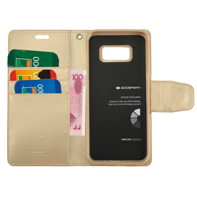 GOOSPERY SONATA DIARY Series for Galaxy S8 / G950 Simulation Skin Horizontal Flip Leather Case with Holder & Card Slots & Wallet
