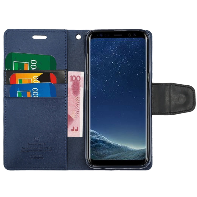 GOOSPERY SONATA DIARY Series for Galaxy S8 / G950 Simulation Skin Horizontal Flip Leather Case with Holder & Card Slots & Wallet