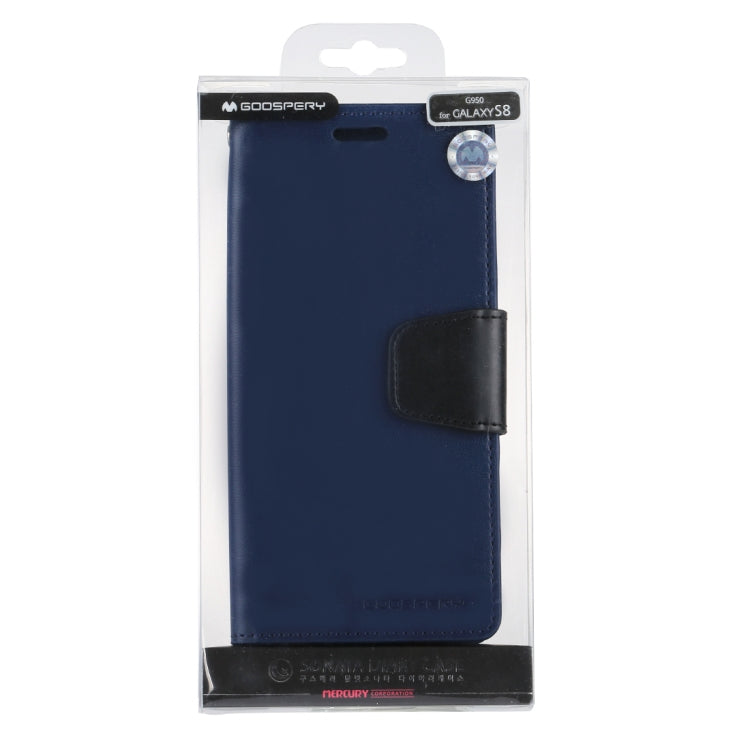GOOSPERY SONATA DIARY Series for Galaxy S8 / G950 Simulation Skin Horizontal Flip Leather Case with Holder & Card Slots & Wallet