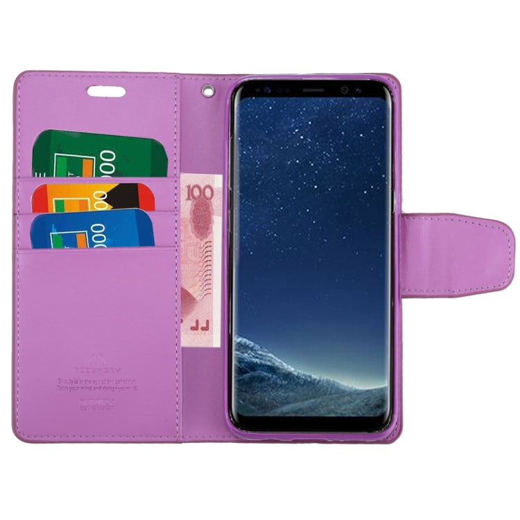 GOOSPERY SONATA DIARY Series for Galaxy S8 / G950 Simulation Skin Horizontal Flip Leather Case with Holder & Card Slots & Wallet