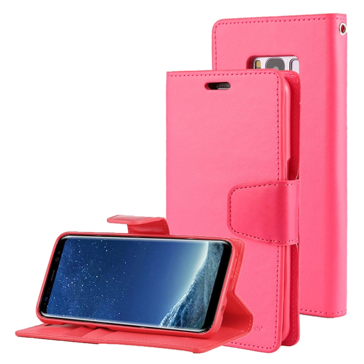GOOSPERY SONATA DIARY Series for Galaxy S8 / G950 Simulation Skin Horizontal Flip Leather Case with Holder & Card Slots & Wallet