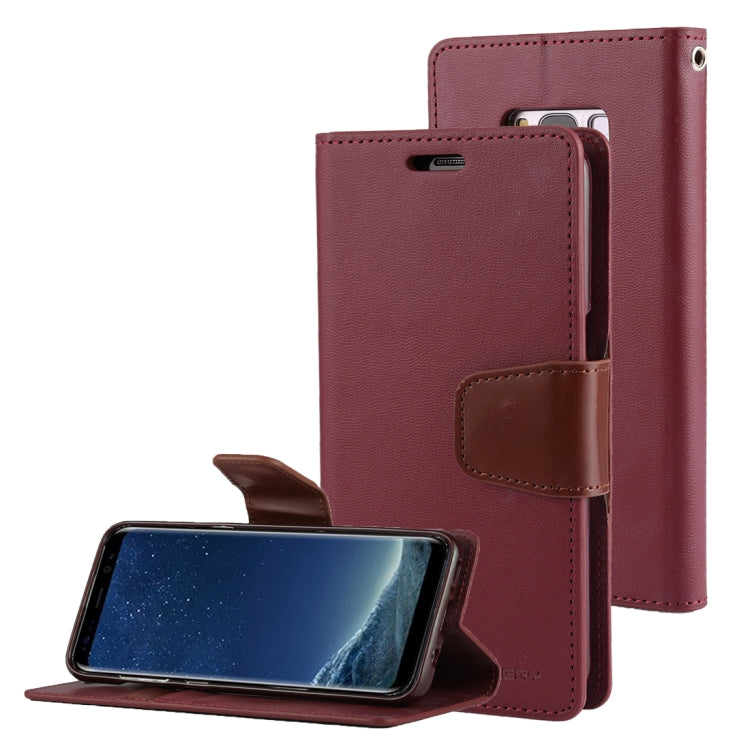 GOOSPERY SONATA DIARY Series for Galaxy S8 / G950 Simulation Skin Horizontal Flip Leather Case with Holder & Card Slots & Wallet