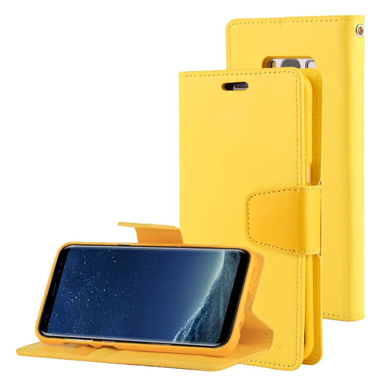 GOOSPERY SONATA DIARY Series for Galaxy S8 / G950 Simulation Skin Horizontal Flip Leather Case with Holder & Card Slots & Wallet