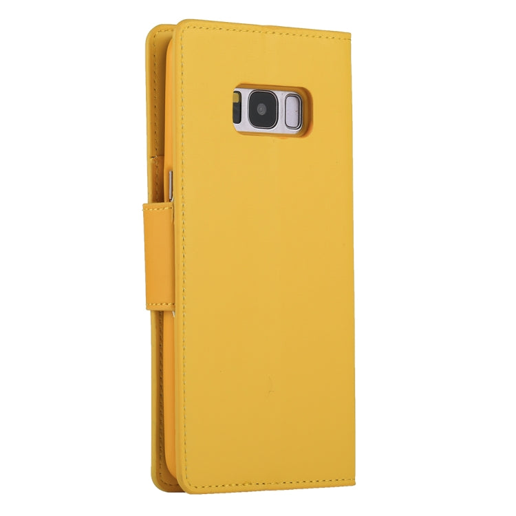 GOOSPERY SONATA DIARY Series for Galaxy S8 / G950 Simulation Skin Horizontal Flip Leather Case with Holder & Card Slots & Wallet
