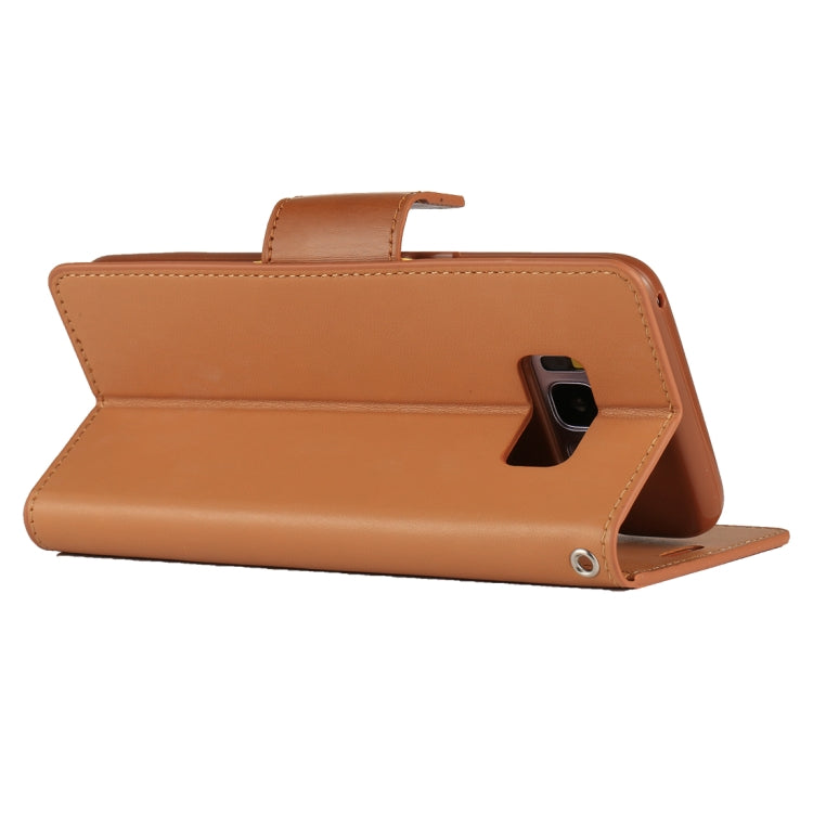 GOOSPERY SONATA DIARY Series for Galaxy S8 + / G955 Simulation Skin Horizontal Flip Leather Case with Holder & Card Slots & Wallet