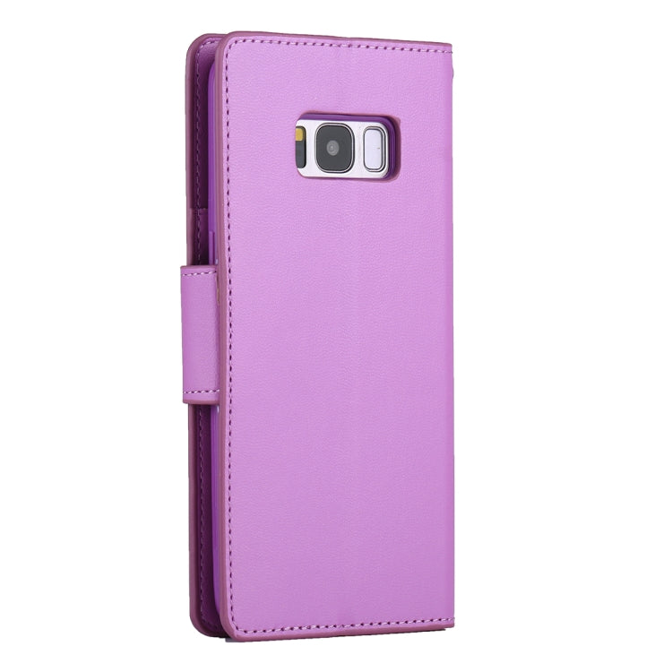 GOOSPERY SONATA DIARY Series for Galaxy S8 + / G955 Simulation Skin Horizontal Flip Leather Case with Holder & Card Slots & Wallet