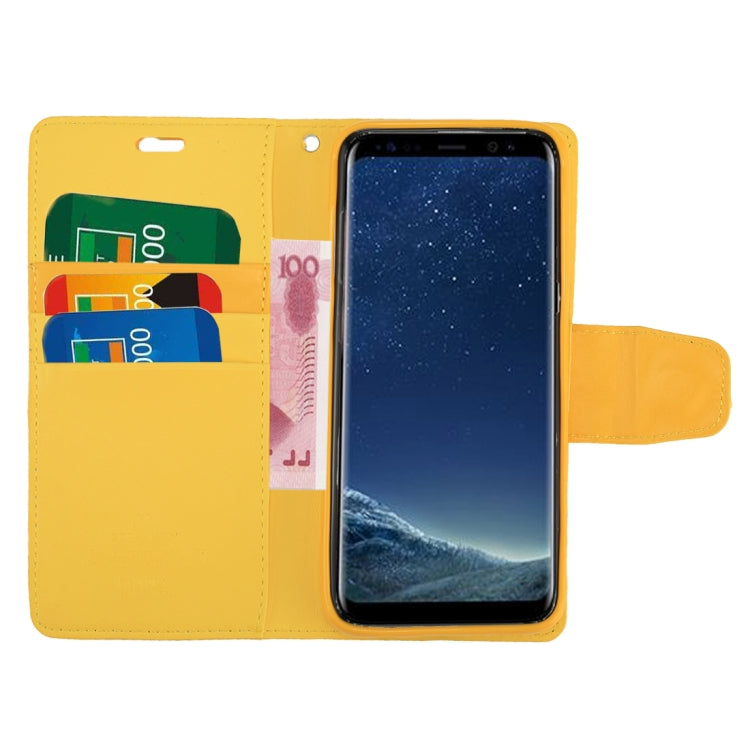 GOOSPERY SONATA DIARY Series for Galaxy S8 + / G955 Simulation Skin Horizontal Flip Leather Case with Holder & Card Slots & Wallet