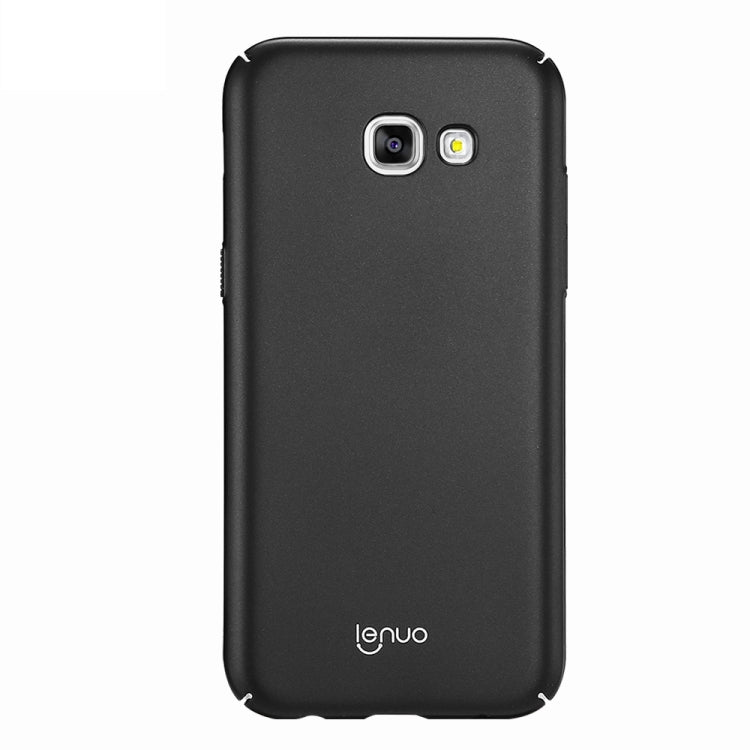 Lenuo for Galaxy A5 (2017) / A520 PC Ultra-thin Impact Protection Case (Black)