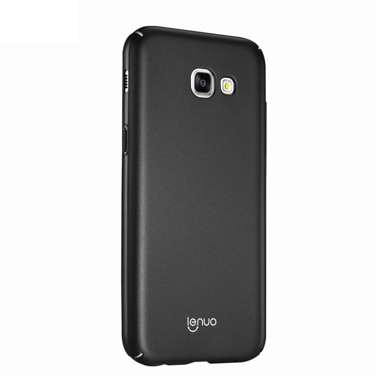 Lenuo for Galaxy A5 (2017) / A520 PC Ultra-thin Impact Protection Case (Black)
