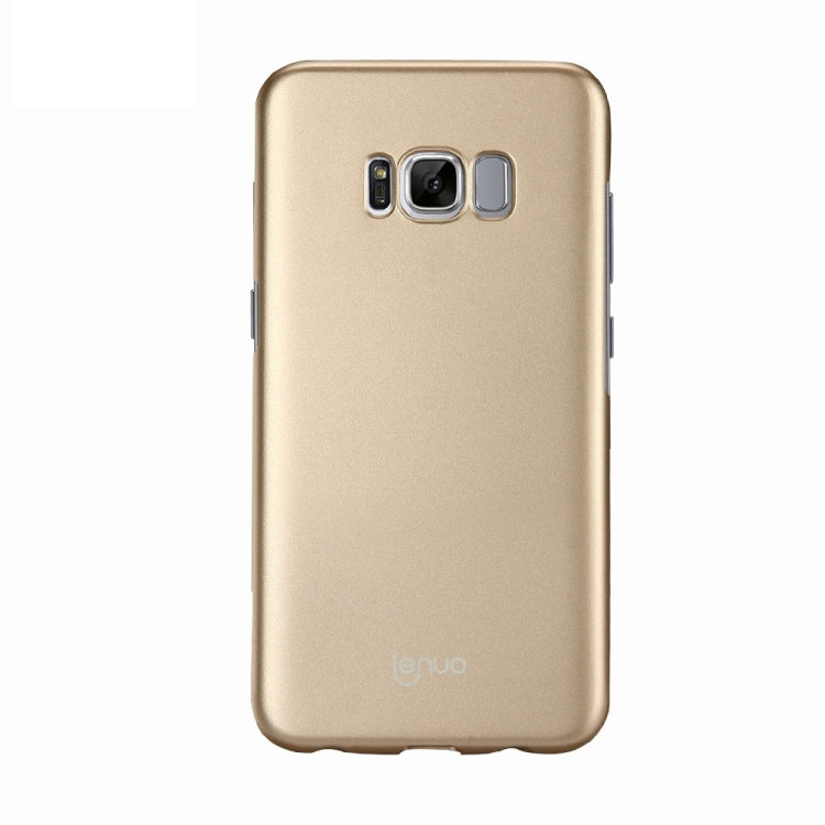 Lenuo for Galaxy S8 PC Ultra-thin Impact Protection Case(Gold)