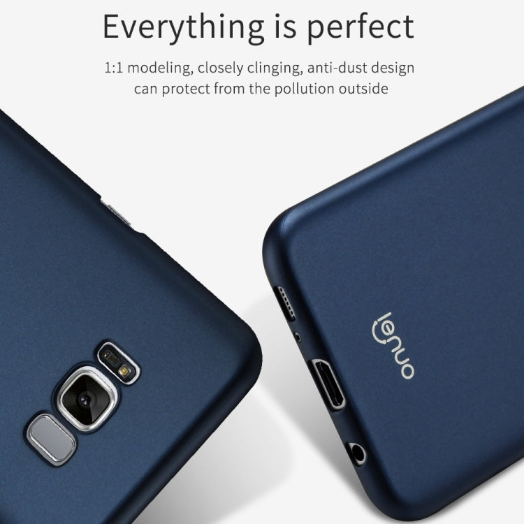 Lenuo for Galaxy S8 PC Ultra-thin Impact Protection Case(Gold)