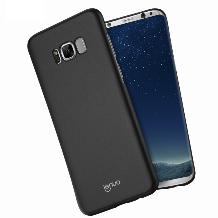 Lenuo for Galaxy S8 + / G955 PC Ultra-thin Impact Protection Case (Black)