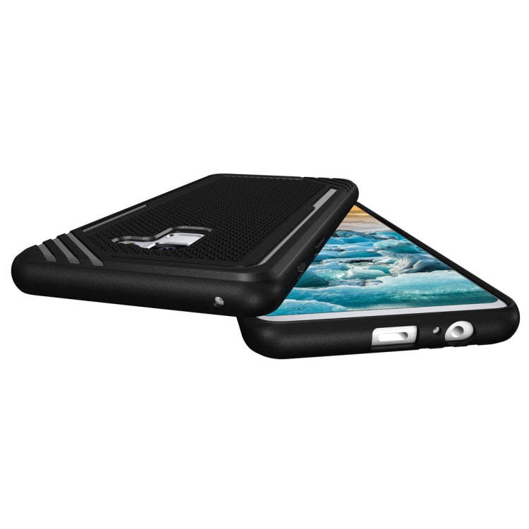 Lattice Texture TPU Shockproof Case for Galaxy A8+ (2018)