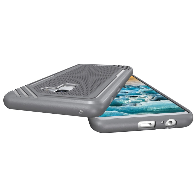 Lattice Texture TPU Shockproof Case for Galaxy A8+ (2018)