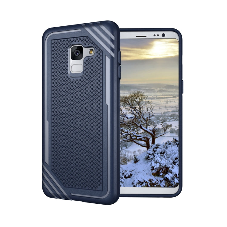 Lattice Texture TPU Shockproof Case for Galaxy A8 (2018)