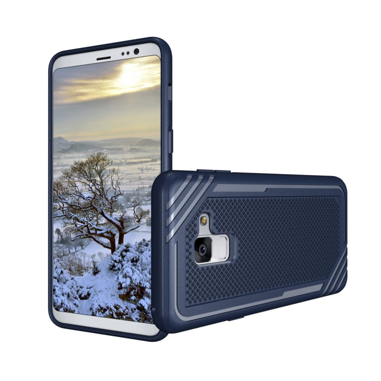 Lattice Texture TPU Shockproof Case for Galaxy A8 (2018)
