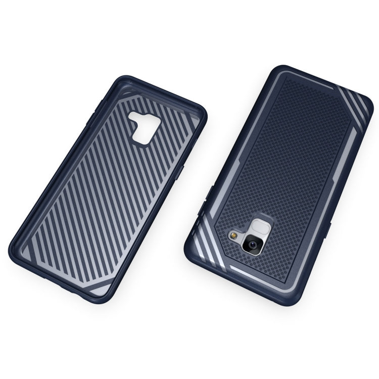 Lattice Texture TPU Shockproof Case for Galaxy A8 (2018)