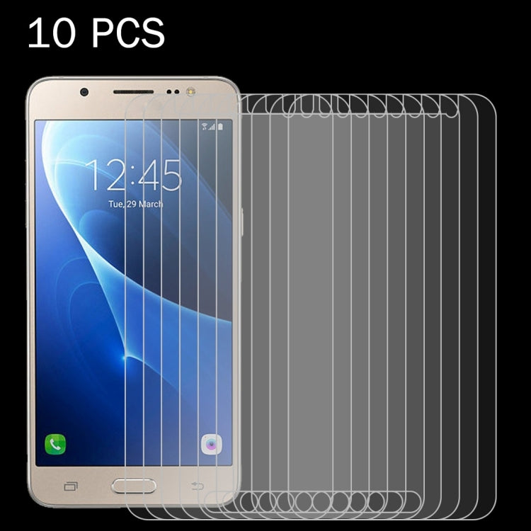 10 PCS for Galaxy J5 (2016) / J510 0.26mm 9H Surface Hardness 2.5D Explosion-proof Tempered Glass Screen Film