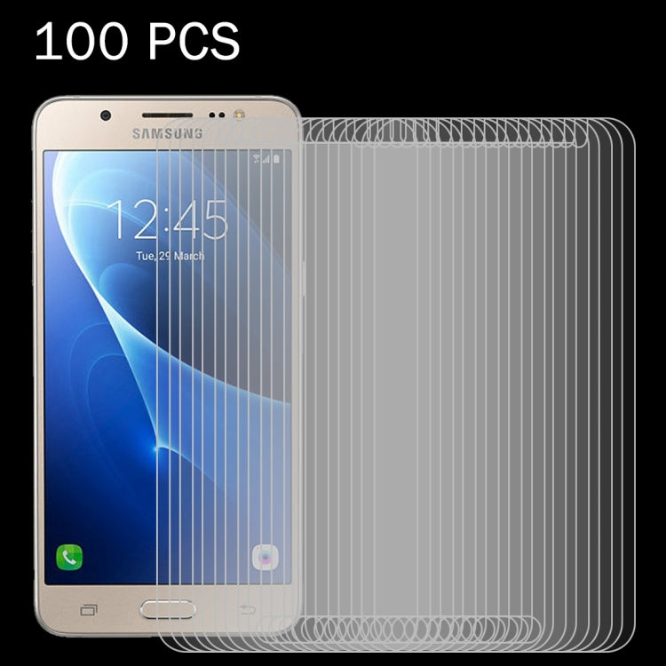 100 PCS for Galaxy J5 (2016) / J510 0.26mm 9H Surface Hardness 2.5D Explosion-proof Tempered Glass Screen Film