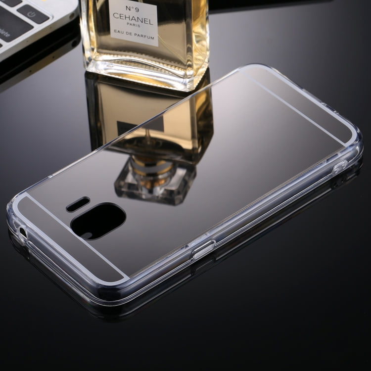 For Galaxy J2 Pro (2018) Acrylic + TPU Electroplating Mirror Protective Back Cover Case