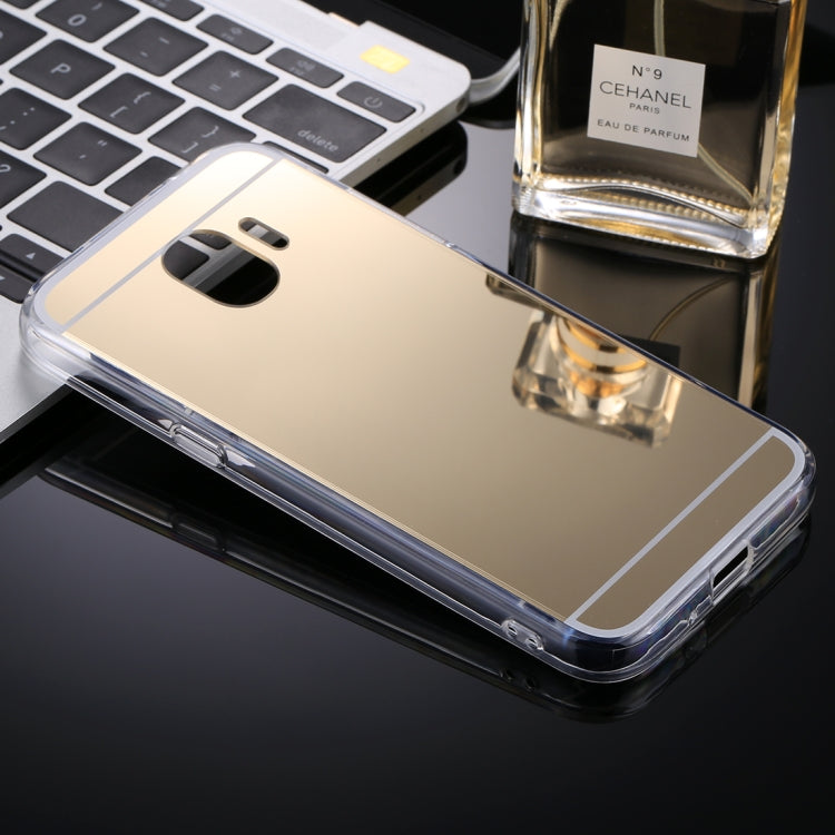 For Galaxy J2 Pro (2018) Acrylic + TPU Electroplating Mirror Protective Back Cover Case