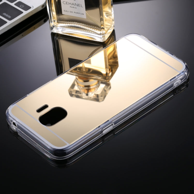 For Galaxy J2 Pro (2018) Acrylic + TPU Electroplating Mirror Protective Back Cover Case