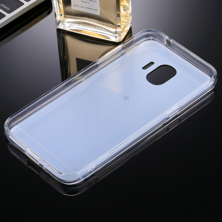 For Galaxy J2 Pro (2018) Acrylic + TPU Electroplating Mirror Protective Back Cover Case