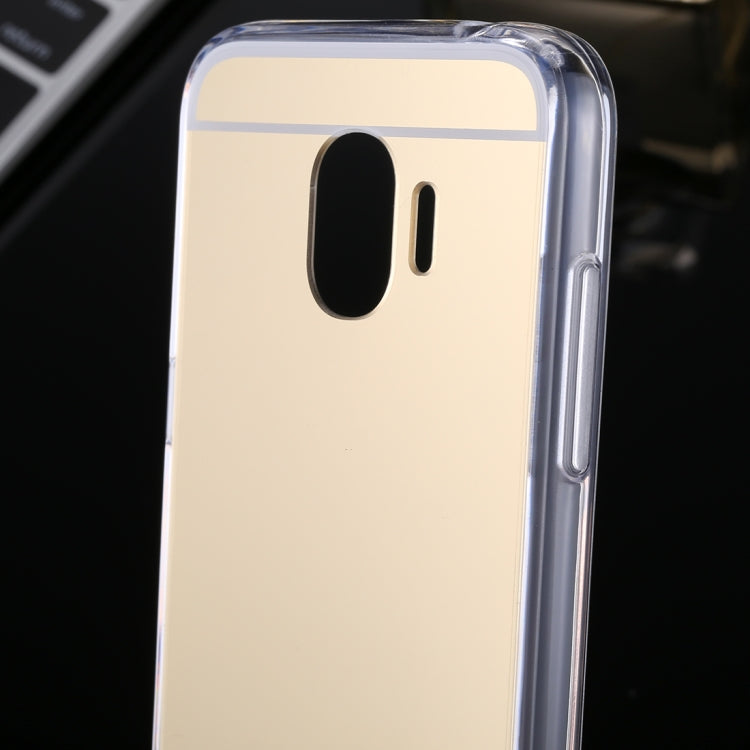 For Galaxy J2 Pro (2018) Acrylic + TPU Electroplating Mirror Protective Back Cover Case