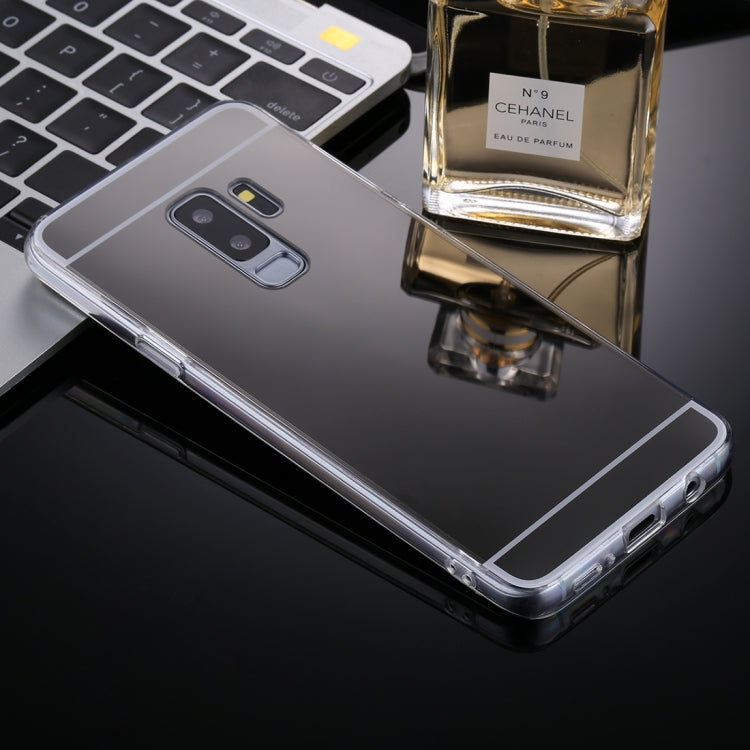For Galaxy S9+ Acrylic + TPU Electroplating Mirror Protective Back Cover Case