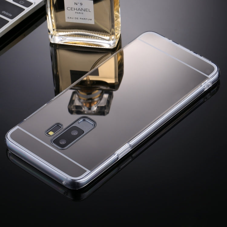 For Galaxy S9+ Acrylic + TPU Electroplating Mirror Protective Back Cover Case