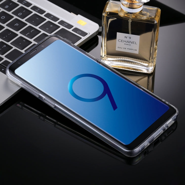 For Galaxy S9+ Acrylic + TPU Electroplating Mirror Protective Back Cover Case