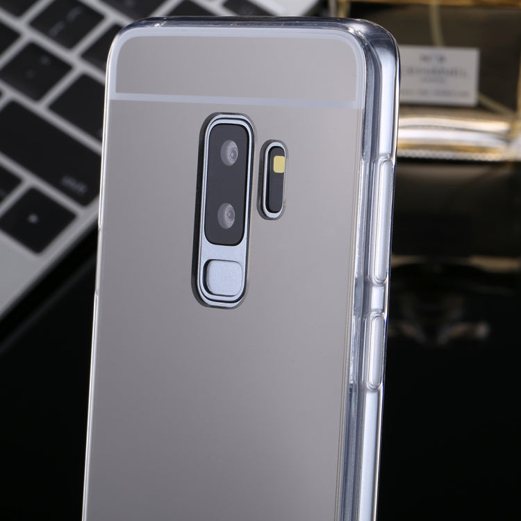 For Galaxy S9+ Acrylic + TPU Electroplating Mirror Protective Back Cover Case