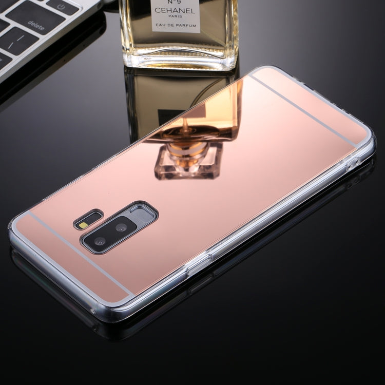 For Galaxy S9+ Acrylic + TPU Electroplating Mirror Protective Back Cover Case