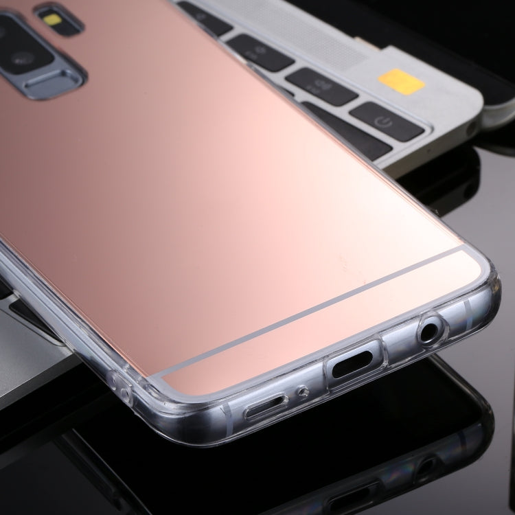 For Galaxy S9+ Acrylic + TPU Electroplating Mirror Protective Back Cover Case