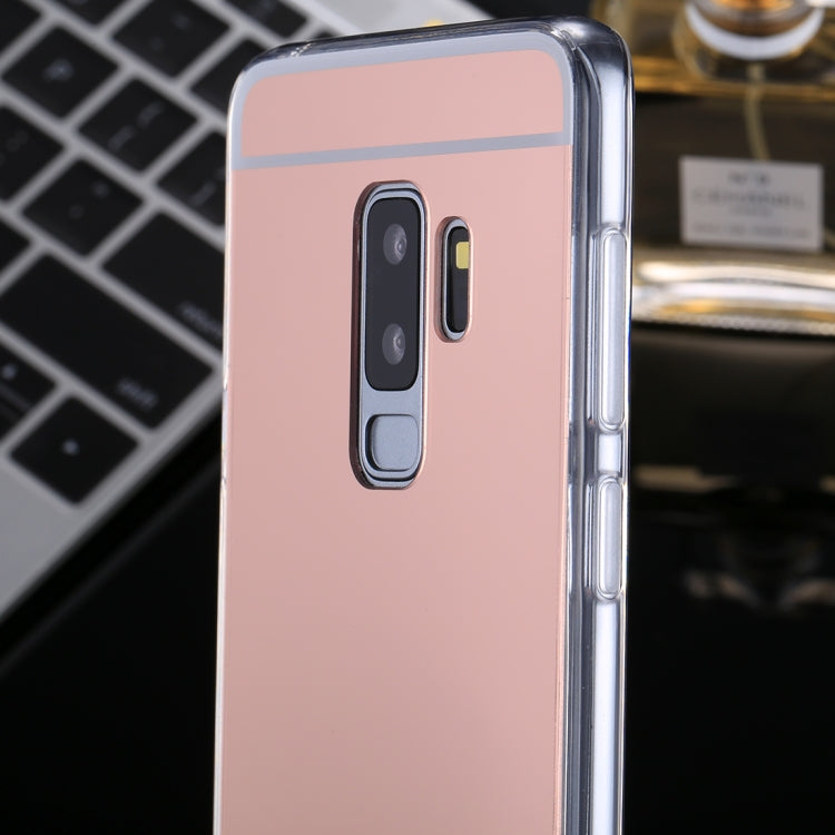 For Galaxy S9+ Acrylic + TPU Electroplating Mirror Protective Back Cover Case