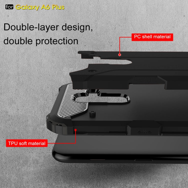 Magic Armor TPU + PC Combination Case for Galaxy A6+ (2018)