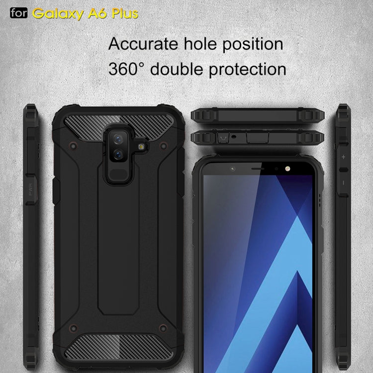 Magic Armor TPU + PC Combination Case for Galaxy A6+ (2018)