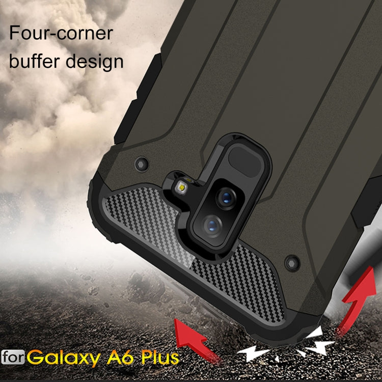Magic Armor TPU + PC Combination Case for Galaxy A6+ (2018)