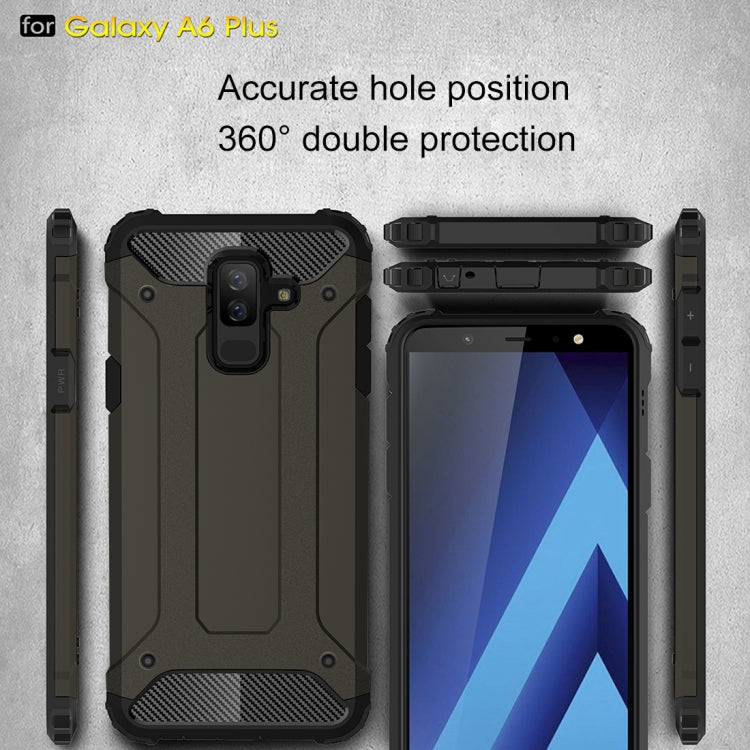 Magic Armor TPU + PC Combination Case for Galaxy A6+ (2018)