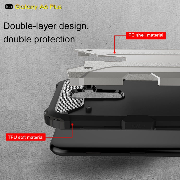 Magic Armor TPU + PC Combination Case for Galaxy A6+ (2018)