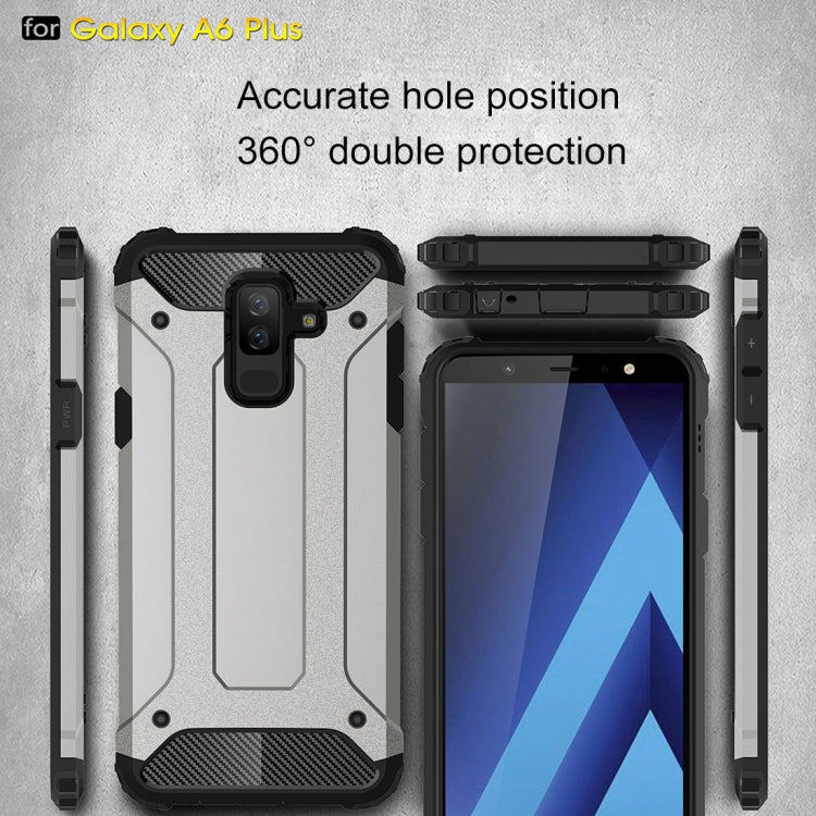 Magic Armor TPU + PC Combination Case for Galaxy A6+ (2018)