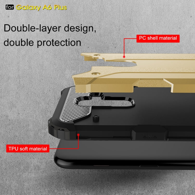 Magic Armor TPU + PC Combination Case for Galaxy A6+ (2018)