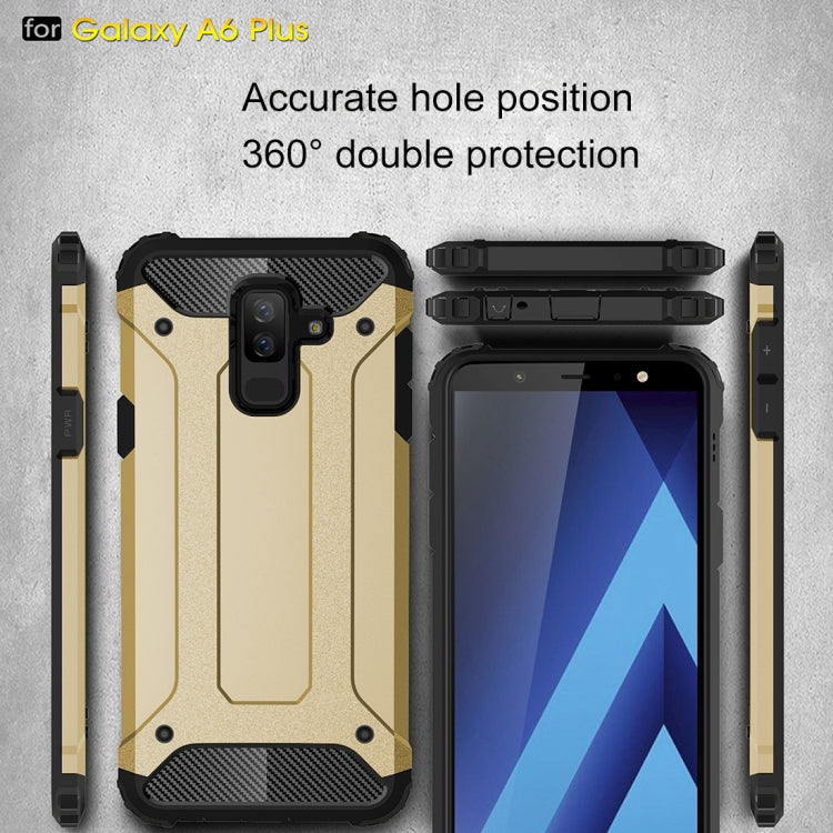 Magic Armor TPU + PC Combination Case for Galaxy A6+ (2018)