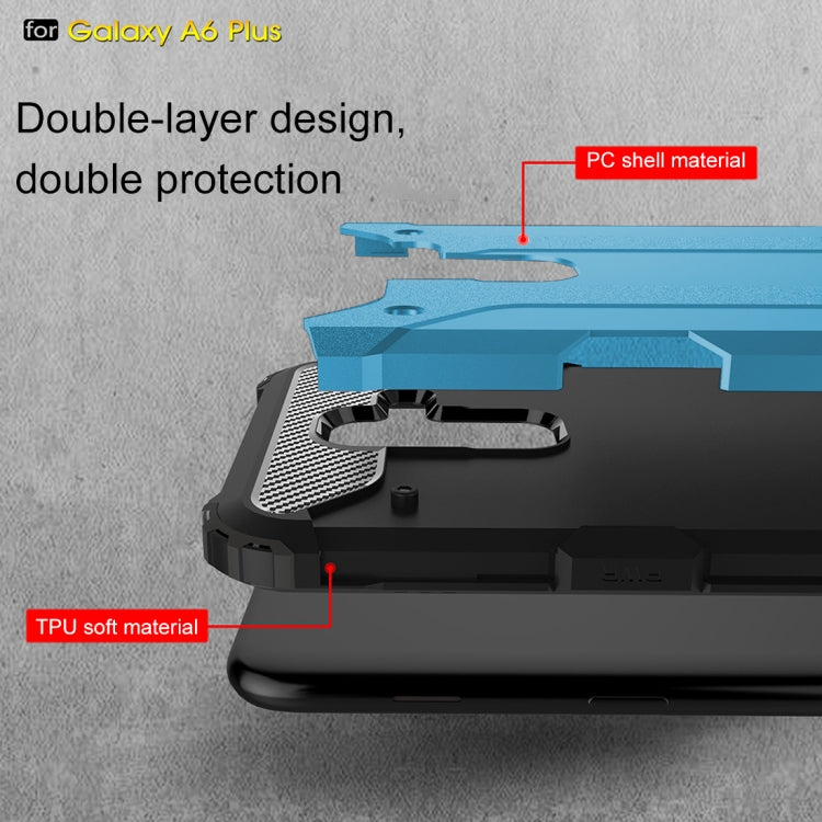 Magic Armor TPU + PC Combination Case for Galaxy A6+ (2018)