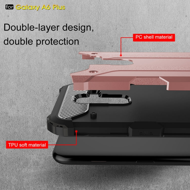 Magic Armor TPU + PC Combination Case for Galaxy A6+ (2018)