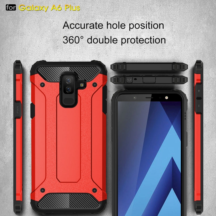 Magic Armor TPU + PC Combination Case for Galaxy A6+ (2018)