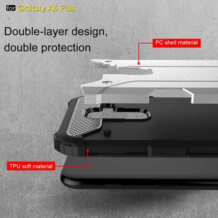 Magic Armor TPU + PC Combination Case for Galaxy A6+ (2018)