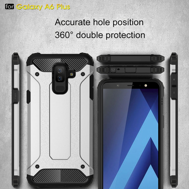Magic Armor TPU + PC Combination Case for Galaxy A6+ (2018)