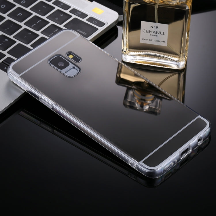 For Galaxy S9 Acrylic + TPU Electroplating Mirror Protective Back Cover Case